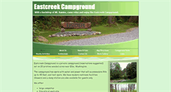 Desktop Screenshot of eastcreekcampground.com